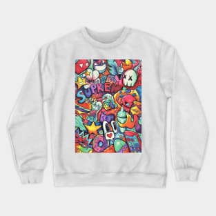 Supreme Doodle Crewneck Sweatshirt